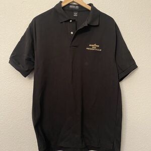 Vintage 1994 Rare Men's Large Polo Johnathan Corey Bank One Presidents Club